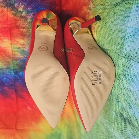 MICHAEL KORS LEATHER AMAL ANKLE BOOTIE SZ. 8.5 M - Picture 5 of 16